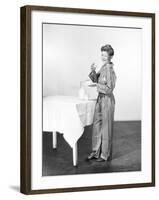 Boy Wearing Pajamas-Philip Gendreau-Framed Photographic Print