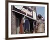 Boy Windowshopping at Toyland-William P. Gottlieb-Framed Photographic Print