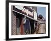 Boy Windowshopping at Toyland-William P. Gottlieb-Framed Photographic Print