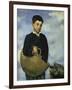 Boy with a Basket and Dog, 1860-Edouard Manet-Framed Giclee Print