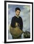 Boy with a Basket and Dog, 1860-Edouard Manet-Framed Giclee Print