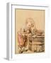 Boy With a Broken Egg-Jean-Baptiste Greuze-Framed Giclee Print