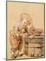 Boy With a Broken Egg-Jean-Baptiste Greuze-Mounted Giclee Print