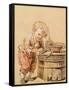 Boy With a Broken Egg-Jean-Baptiste Greuze-Framed Stretched Canvas