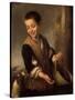 Boy with a Dog, Between 1655 and 1660-Bartolomé Estéban Murillo-Stretched Canvas