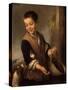 Boy with a Dog, Between 1655 and 1660-Bartolomé Estéban Murillo-Stretched Canvas