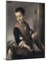 Boy with a Dog, c.1655-1660-Bartolome Esteban Murillo-Mounted Giclee Print