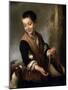 Boy with a Dog, C1650-C1660-Bartolomé Esteban Murillo-Mounted Giclee Print