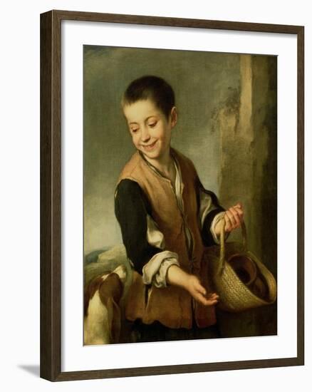 Boy with a Dog, circa 1650-Bartolome Esteban Murillo-Framed Giclee Print