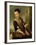 Boy with a Dog, circa 1650-Bartolome Esteban Murillo-Framed Giclee Print