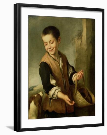 Boy with a Dog, circa 1650-Bartolome Esteban Murillo-Framed Giclee Print