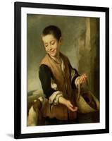 Boy with a Dog, circa 1650-Bartolome Esteban Murillo-Framed Giclee Print