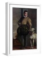 Boy with a Greyhound, c.1570s-Veronese-Framed Giclee Print