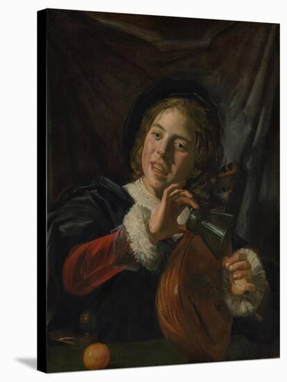 Boy with a Lute, c.1625-Frans Hals-Stretched Canvas