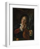 Boy with a Lute, c.1625-Frans Hals-Framed Giclee Print