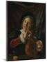 Boy with a Lute, c.1625-Frans Hals-Mounted Giclee Print