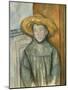 Boy with a Straw Hat, 1896-Paul Cezanne-Mounted Giclee Print