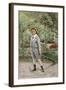 Boy with a Wheelbarrow, 1880-Ernst Josephson-Framed Giclee Print