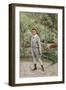 Boy with a Wheelbarrow, 1880-Ernst Josephson-Framed Giclee Print