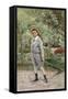 Boy with a Wheelbarrow, 1880-Ernst Josephson-Framed Stretched Canvas