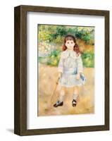 Boy with a Whip, 1885-Pierre-Auguste Renoir-Framed Giclee Print