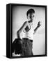 Boy with Baseball and Glove-Philip Gendreau-Framed Stretched Canvas