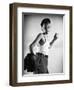 Boy with Baseball and Glove-Philip Gendreau-Framed Photographic Print