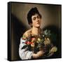 Boy with Basket of Fruit by Caravaggio-null-Framed Stretched Canvas