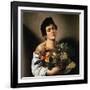 Boy with Basket of Fruit by Caravaggio-null-Framed Giclee Print