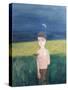 Boy with Bird, 2002-Roya Salari-Stretched Canvas