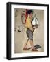 Boy with Boat, Garcon Avec Bateau-Henri Martin-Framed Giclee Print