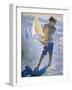 Boy With Boat-John Asaro-Framed Premium Giclee Print