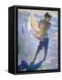 Boy With Boat-John Asaro-Framed Stretched Canvas