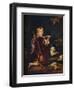 'Boy with Bows and Arrows', c1670-Nicolaes Maes-Framed Giclee Print