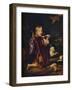 'Boy with Bows and Arrows', c1670-Nicolaes Maes-Framed Giclee Print