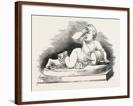 Boy with Broken Drum, 1851-null-Framed Giclee Print