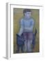 Boy with Dog-Ruth Addinall-Framed Giclee Print