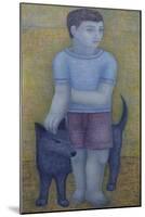 Boy with Dog-Ruth Addinall-Mounted Giclee Print