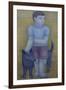 Boy with Dog-Ruth Addinall-Framed Giclee Print