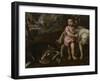 Boy with Dogs in a Landscape, 1565-1576-Titian (Tiziano Vecelli)-Framed Giclee Print