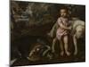 Boy with Dogs in a Landscape, 1565-1576-Titian (Tiziano Vecelli)-Mounted Giclee Print