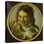 Boy with Flute (Good Ear for Music), 1627-1628-Frans Hals-Stretched Canvas