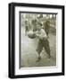 Boy with Football, Early 1900s-Marvin Boland-Framed Giclee Print