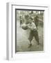 Boy with Football, Early 1900s-Marvin Boland-Framed Giclee Print