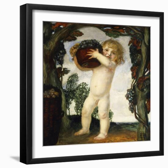 Boy with Grapes; Knabe Mit Trauben, 1903-Franz von Stuck-Framed Giclee Print