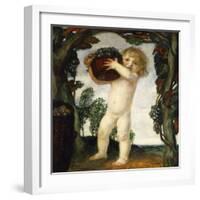 Boy with Grapes; Knabe Mit Trauben, 1903-Franz von Stuck-Framed Giclee Print