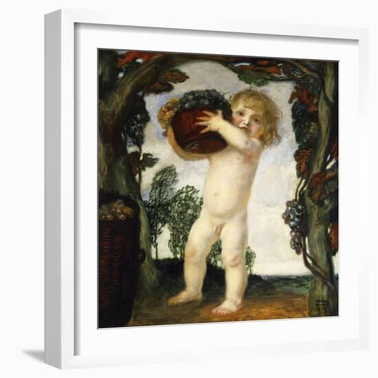 Boy with Grapes; Knabe Mit Trauben, 1903-Franz von Stuck-Framed Giclee Print