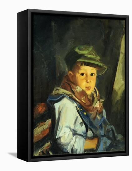 Boy with Green Cap (Chico), 1922-Robert Henri-Framed Stretched Canvas