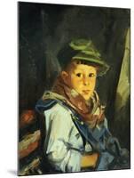 Boy with Green Cap (Chico), 1922-Robert Henri-Mounted Giclee Print