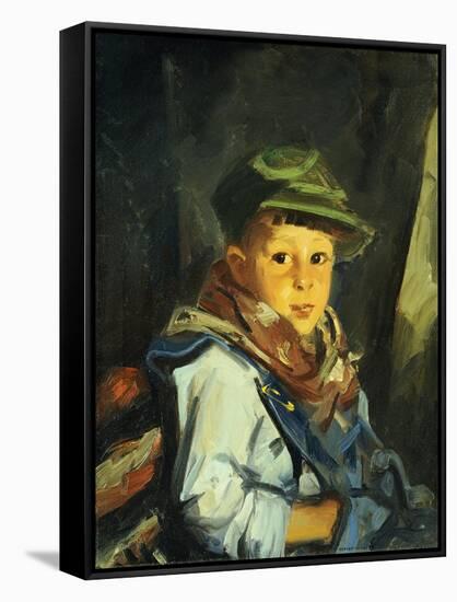 Boy with Green Cap (Chico), 1922-Robert Henri-Framed Stretched Canvas